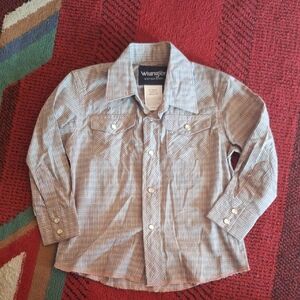 Wrangler Red Plaid Western Shirt